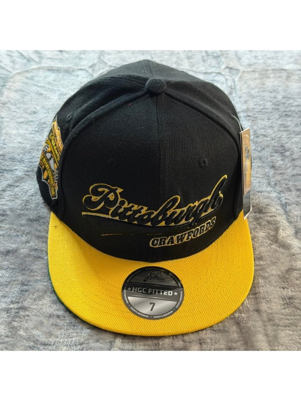 Pittsburgh Crawfords Headgear Classics Fitted Hat Size 7 Negro National League